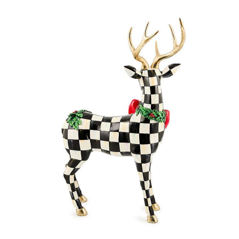 Mackenzie-Childs Holly Check Standing Deer