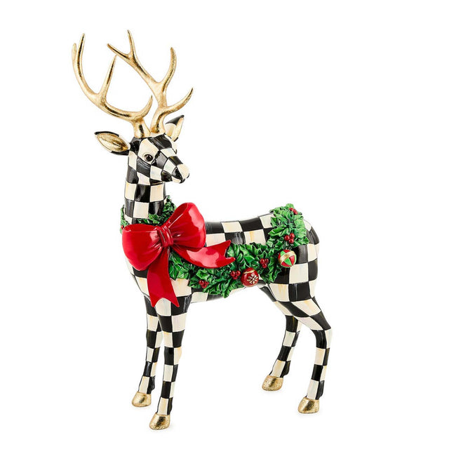 Mackenzie-Childs Holly Check Standing Deer