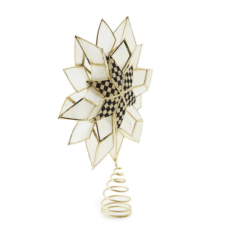 Mackenzie-Childs Capiz Star Tree Topper