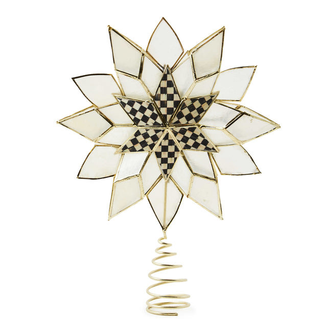Mackenzie-Childs Capiz Star Tree Topper