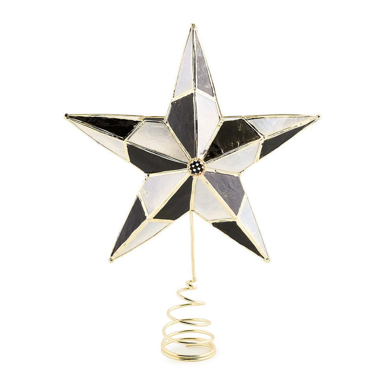 Mackenzie-Childs Courtly Capiz Star Tree Topper
