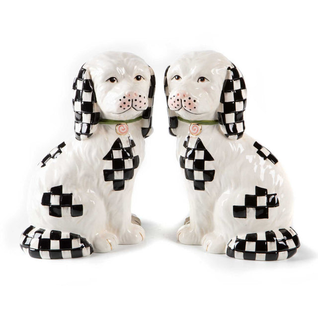 Mackenzie-Childs Staffordshire Dog Figures, Set Of 2
