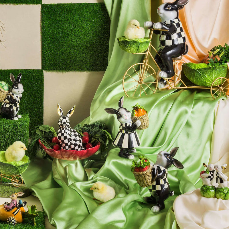 Mackenzie-Childs Cabbage Garden Salt & Pepper Set