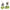 Mackenzie-Childs Cabbage Garden Salt & Pepper Set