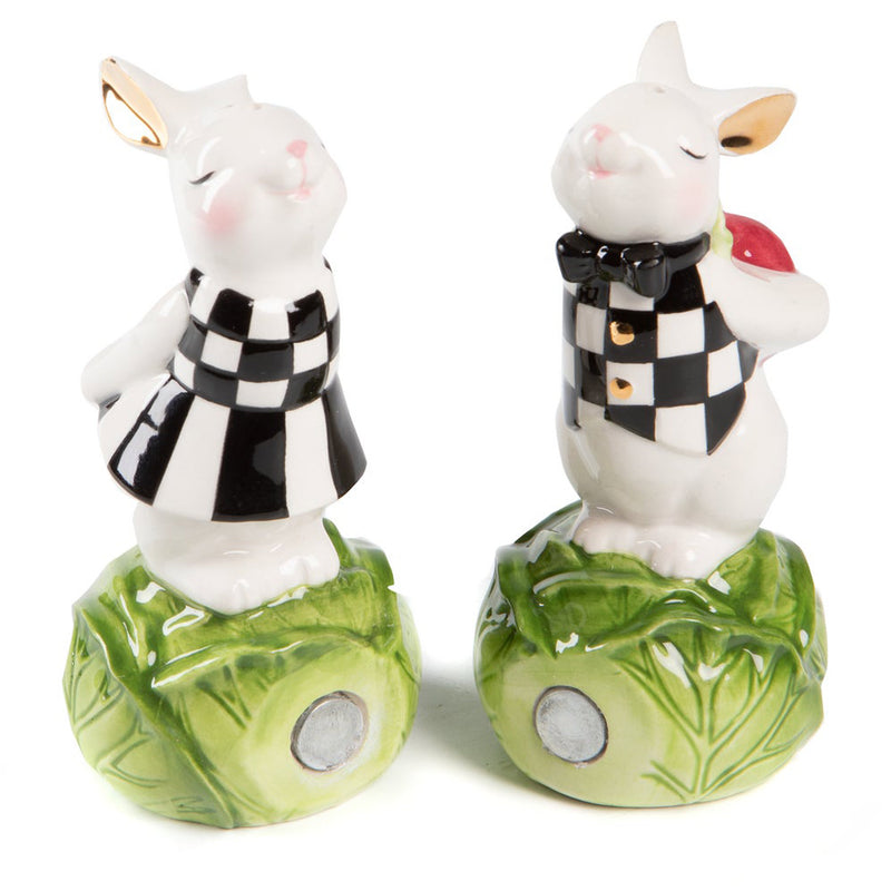 Mackenzie-Childs Cabbage Garden Salt & Pepper Set