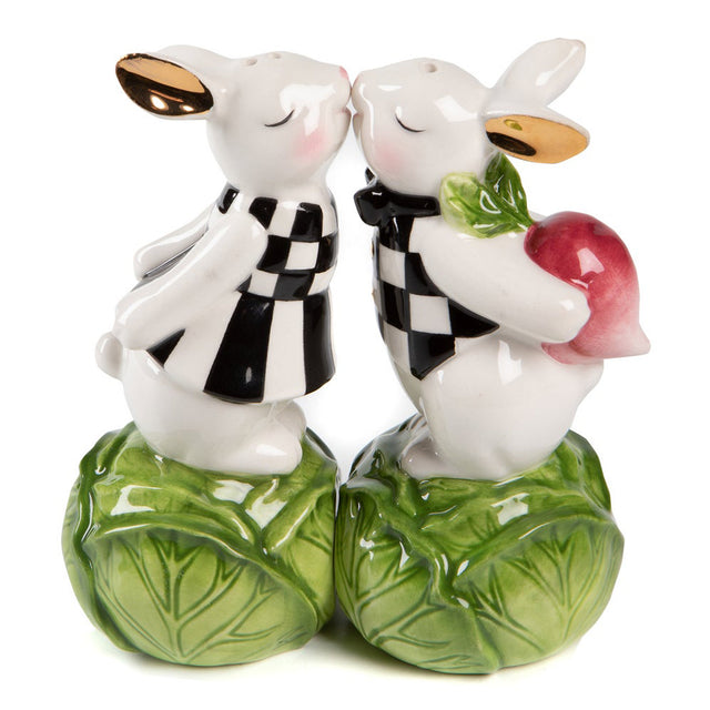 Mackenzie-Childs Cabbage Garden Salt & Pepper Set