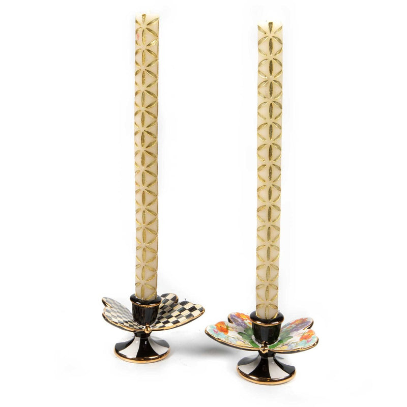 Mackenzie-Childs Flower Market Butterfly Candle Holders