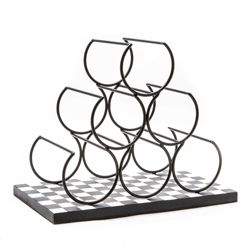 Mackenzie-Childs Courtly Check Wine Rack

