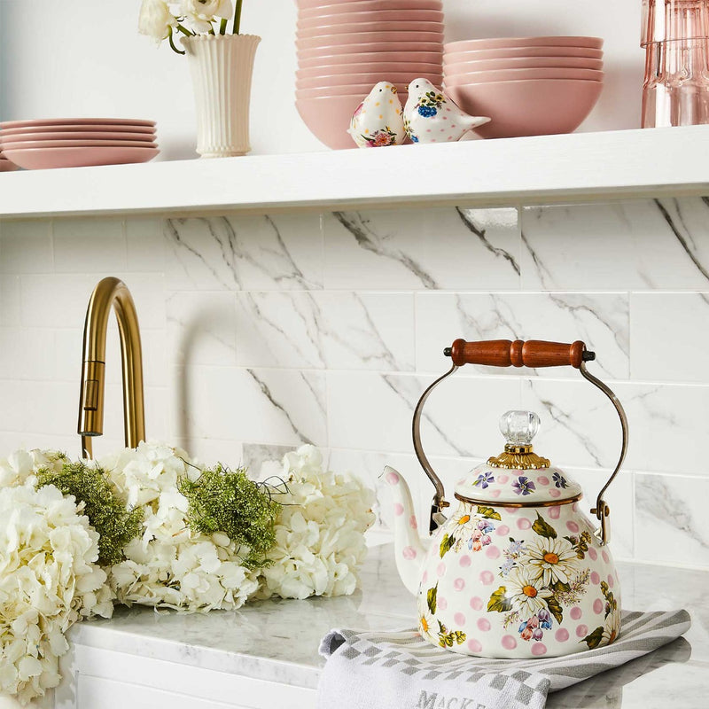 Mackenzie-Childs Wildflowers Bird Salt & Pepper Set
#6