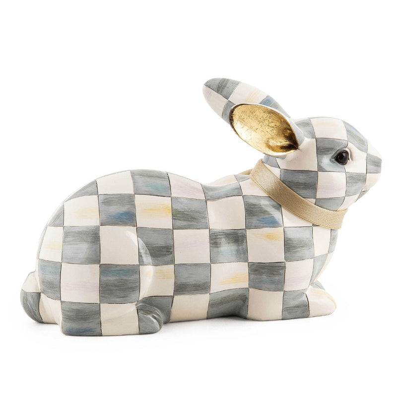 Mackenzie-Childs Sterling Check Resting Bunny
#2