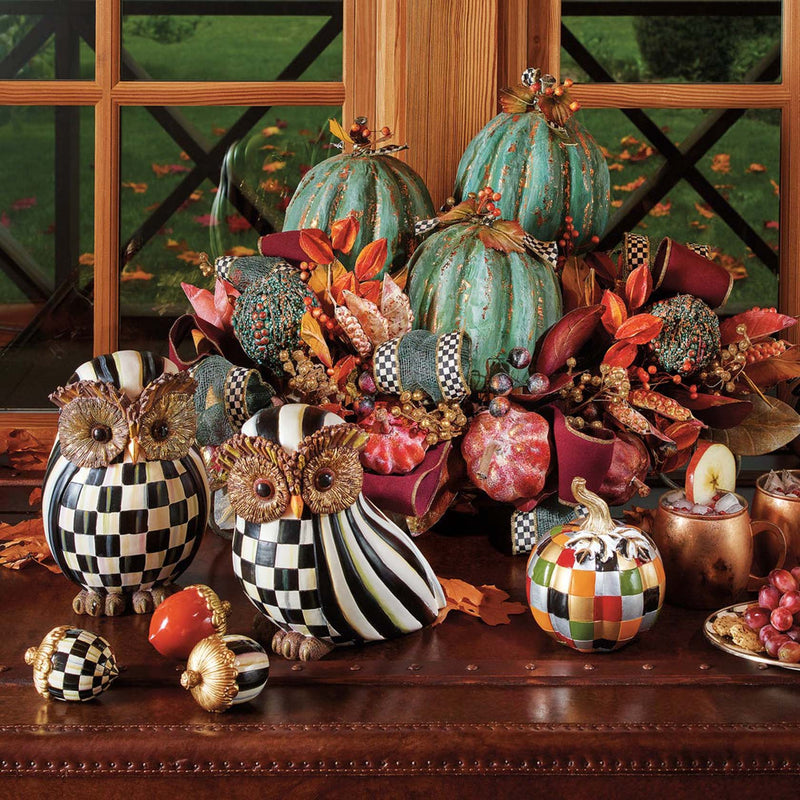 Mackenzie-Childs Courtly Stripe Owl