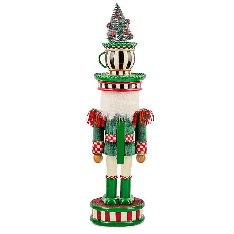 Mackenzie-Childs Check It Out Teacup Nutcracker