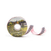 Mackenzie-Childs Courtly Check 1" Ribbon,Pink