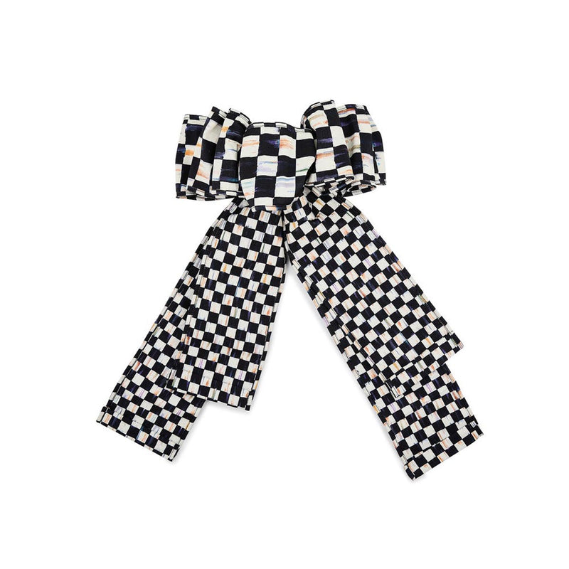 Mackenzie-Childs Courtly Check Elegant Bow