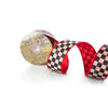 Mackenzie-Childs Courtly Check 2' Red Ribbon