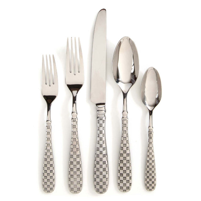 Mackenzie-Childs Courtly Check Flatware 5-Piece Place Setting