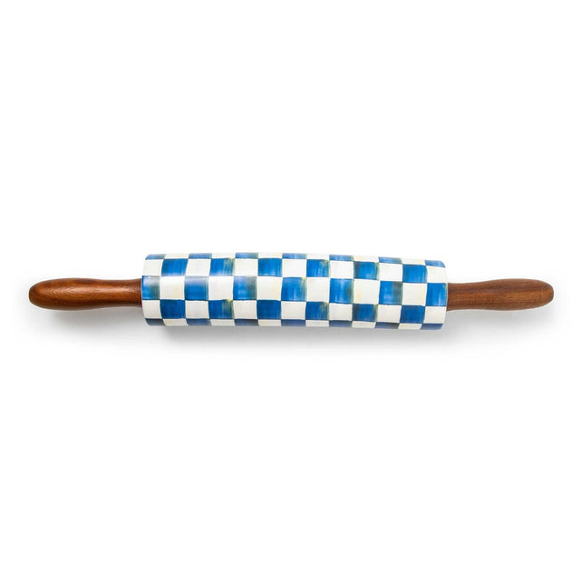 Mackenzie-Childs Royal Check Rolling Pin
