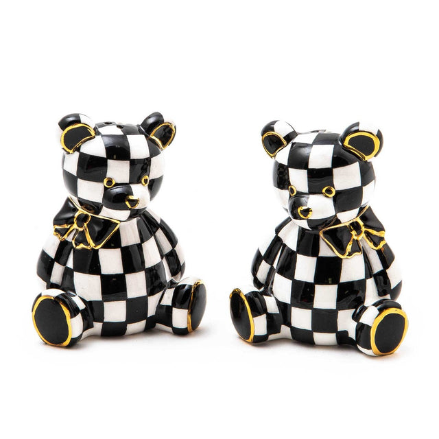 Mackenzie-Childs Courtly Bear Salt & Pepper Set