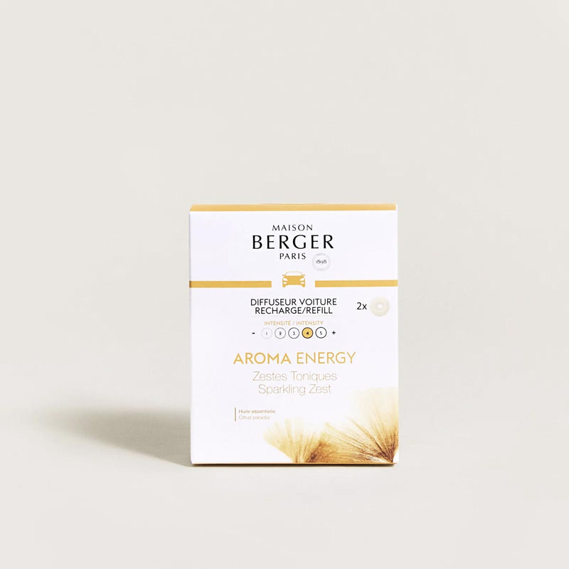 Aroma Energy Sparkling Zest Car Diffuser Refills