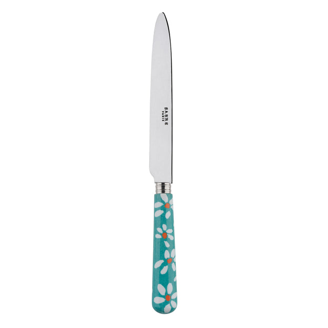 Sabre Marguerite Turquoise 24cm Dinner Knife