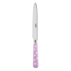 Sabre White Dots Pink 24cm Dinner Knife