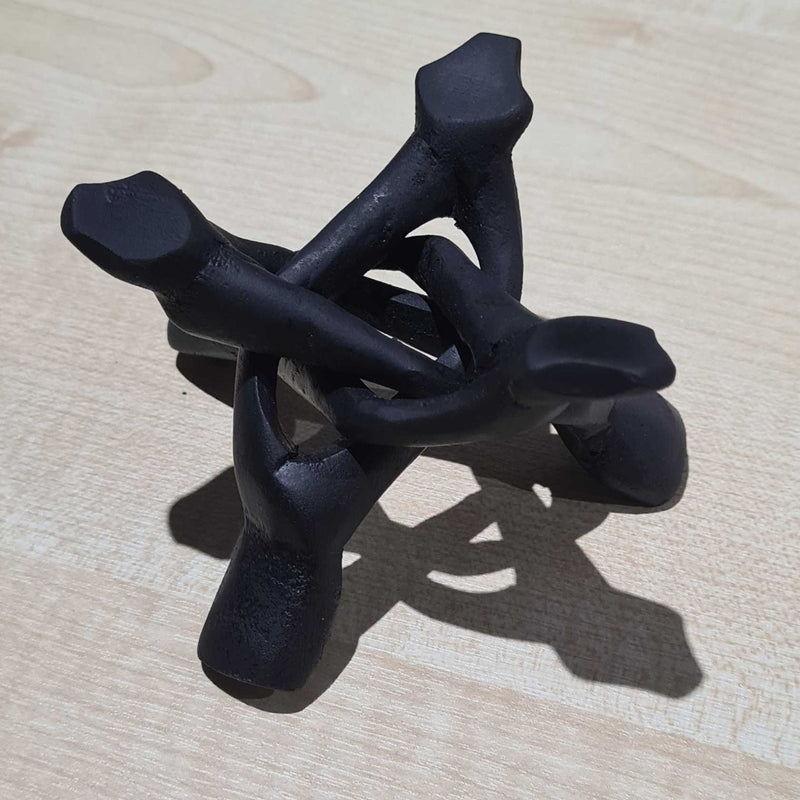 Wooden 3 Pronged Black 4'' Globe Stand
#2