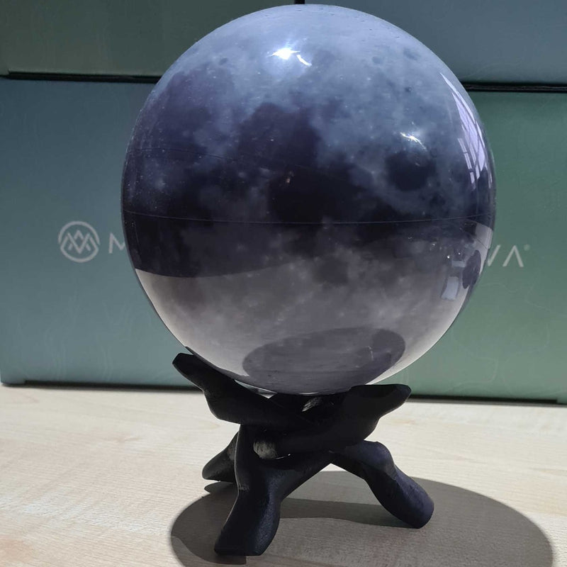 Wooden 3 Pronged Black 4'' Globe Stand
#3