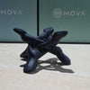 Wooden 3 Pronged Black 4.5'' Globe Stand