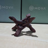Wooden 3 Pronged Finished 4.5'' Globe Stand