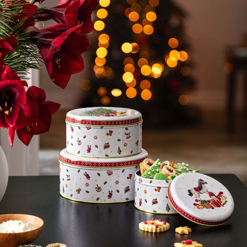 Villeroy & Boch Winter Collage Biscuit Box Set