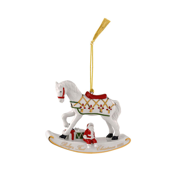 Villeroy & Boch Christmas Classics Rocking Horse Ornament 2025