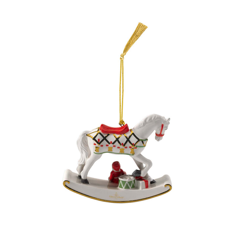 Villeroy & Boch Christmas Classics Rocking Horse Ornament 2025