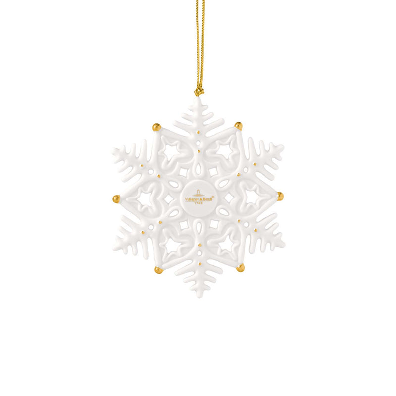 Villeroy & Boch Christmas Classics Snowflake Ornament 2025
