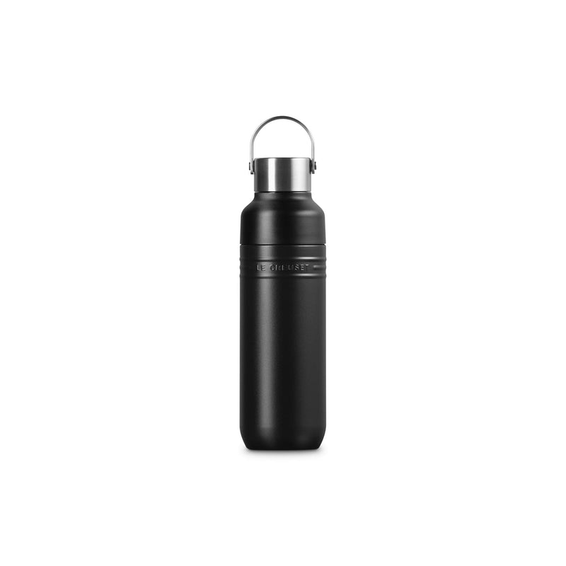 Le Creuset On The Go Insulated Water Bottle 500ml Matte Black