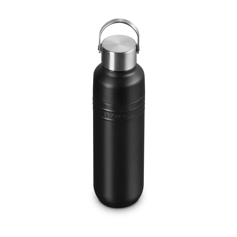 Le Creuset On The Go Insulated Water Bottle 500ml Matte Black