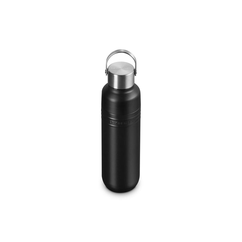 Le Creuset On The Go Insulated Water Bottle 500ml Matte Black