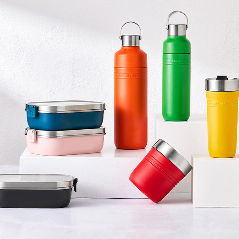 Le Creuset On The Go Insulated Water Bottle 500ml Cerise