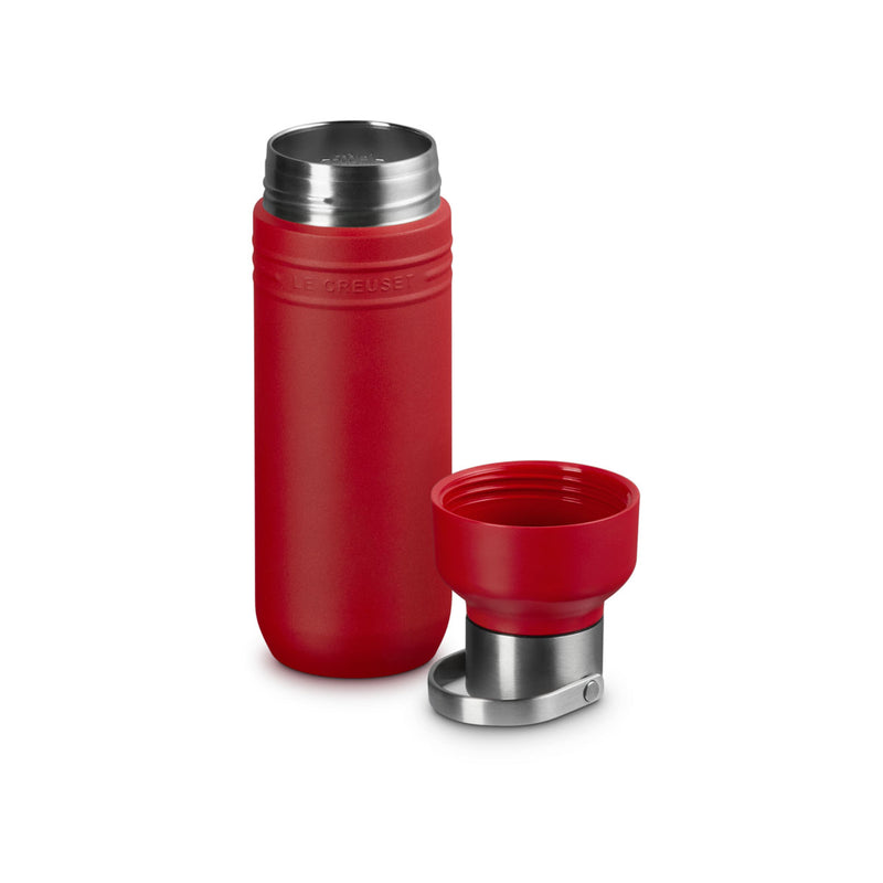 Le Creuset On The Go Insulated Water Bottle 500ml Cerise