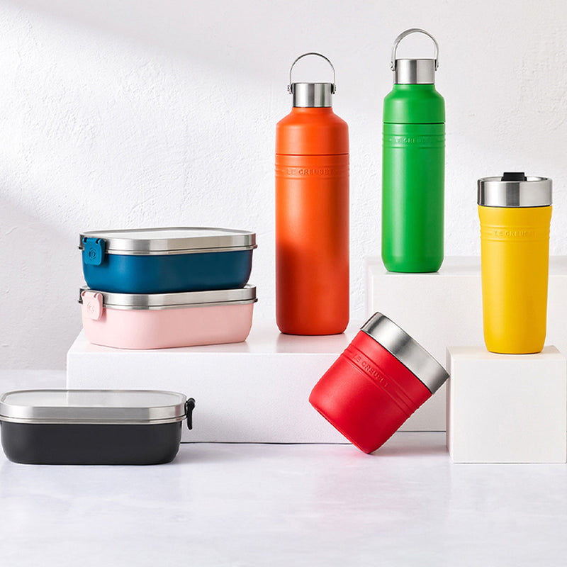 Le Creuset On The Go Insulated Water Bottle 500ml Deep Teal