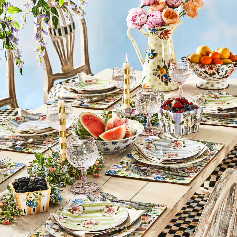 Mackenzie-Childs Wildflowers Dessert Plate