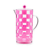 Mackenzie-Childs Pink Check Acrylic Pitcher