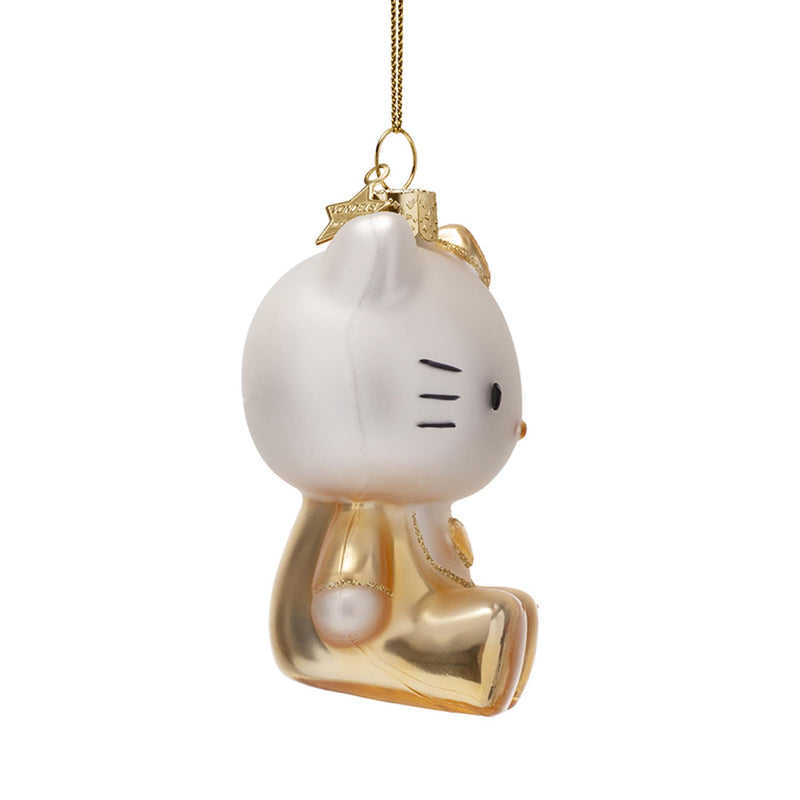 Vondels Hello Kitty, Baby Gold Hanging Christmas Decoration