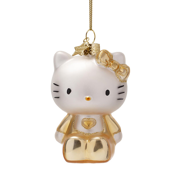 Vondels Hello Kitty, Baby Gold Hanging Christmas Decoration