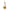 Vondels Miffy Baby Gold with Bear Ornament
