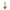 Vondels Miffy Baby Gold with Bear Ornament