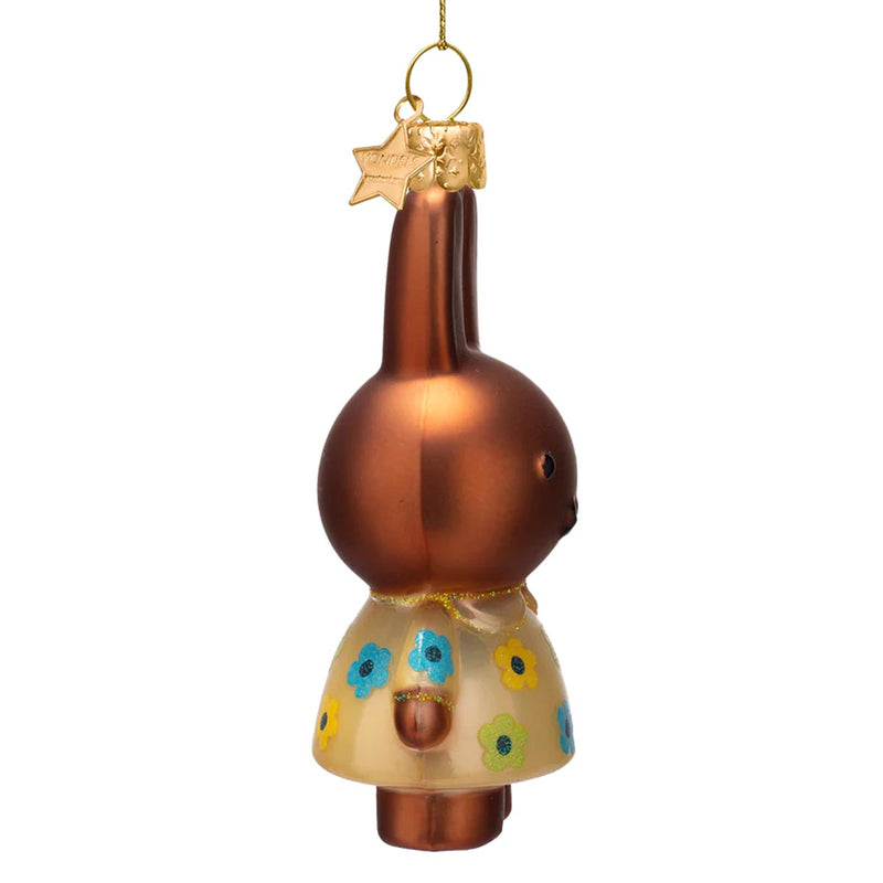 Vondels Miffy Nina with Flower Dress Ornament