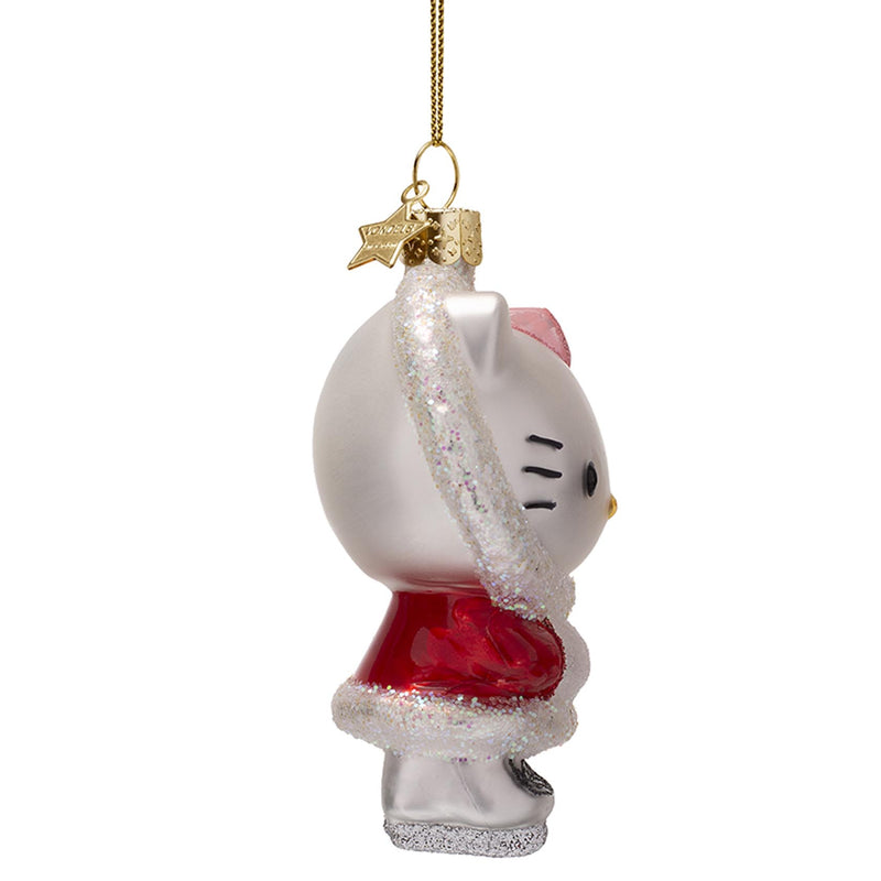 Vondels Hello Kitty Skating Hanging Christmas Decoration
