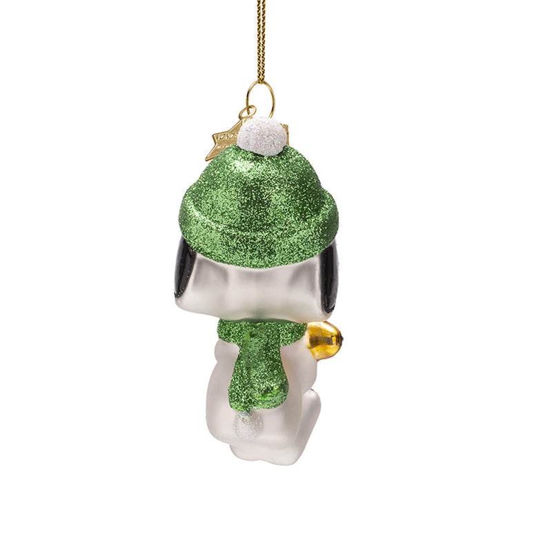 Vondels Snoopy/Peanut with Woodstock Hanging Christmas Decoration