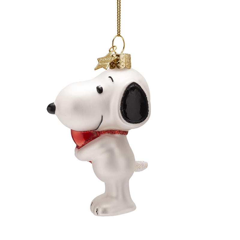 Vondels Snoopy/Peanuts with Heart Hanging Christmas Decoration
