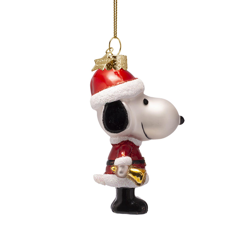 Vondels Snoopy/Peanuts with Christmas Outfit Hanging Christmas Decoration